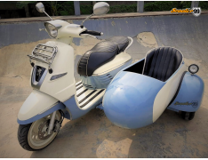 Sidecar Kit for Peugeot Django Baby Blue Edition